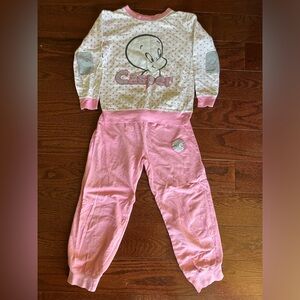 Casper the Friendly Ghost Pajama lounge set girls 10